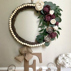 Grapevine Floral Wreath Sale